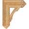 Ekena Millwork Olympic Arts & Crafts Rough Sawn Bracket, Western Red Cedar, 6"W x 20"D x 24"H BKT06X20X24OLY03RWR - alternate 4